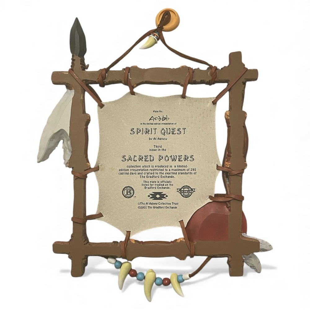 Bradford Exchange Wall Plaque limited-Edition Native American-Inspired Style New - Picture 6 of 11